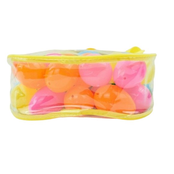 Celebrate Easter Value Bag (Unisex) Clear Tote Bag w/40 Plastic Eggs New - Picture 4 of 4